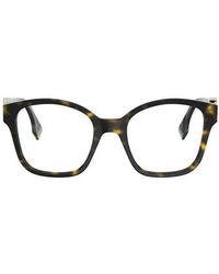Fendi - Ff Diamonds 52Mm Square Optical Glasses - Lyst