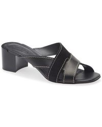 Tod's - T-Bands Block Heel Sandal - Lyst