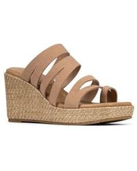 Donald J Pliner - Annamaria Platform Wedge Slide Sandal - Lyst