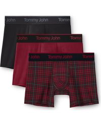 Tommy John - Assorted 3-Pack Second Skin 4-Inch Stretch Modal Boxer Briefs - Lyst