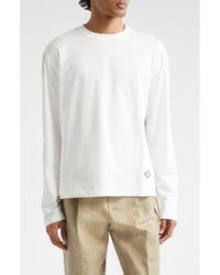 Bottega Veneta - Light Long Sleeve Cotton Jersey T-Shirt - Lyst