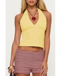 Princess Polly - Whimsy Crop Halter Top - Lyst