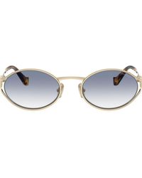 Miu Miu - 54Mm Gradient Oval Sunglasses - Lyst