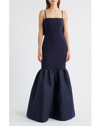 Likely - Morgette Bow Back Mixed Media Mermaid Gown - Lyst