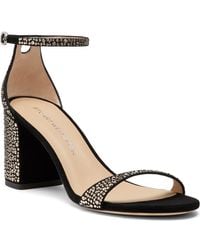 Stuart Weitzman - Nudist Shine Block 75 Sandal - Lyst