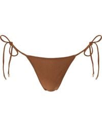 Sunkissed - Le Triangle Tie Side Pattern Bikini Bottom - Lyst