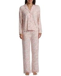 Splendid - Print Long Sleeve Pajamas - Lyst