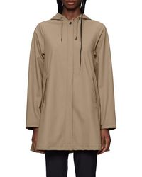 Rains - Waterproof A-Line Rain Jacket - Lyst