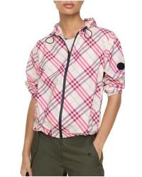 Burberry - Check Salcombe Hooded Jacket - Lyst