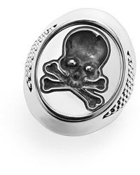 Lagos - Anthem Skull Wax Seal Signet Ring - Lyst