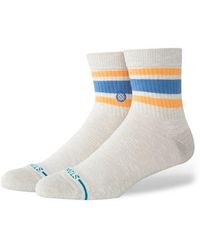 Stance - Boyd Slub Quarter Socks - Lyst