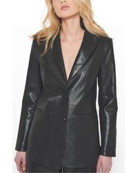 AS by DF - Jordan Bf Recycled Leather Blazer - Lyst