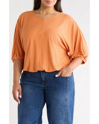 Wit & Wisdom - Elbow Sleeve Blouson Top - Lyst