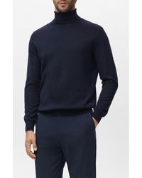 Mango - Turtleneck Wool Sweater - Lyst