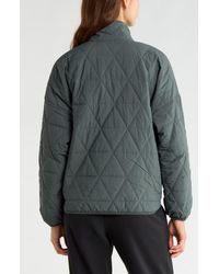 Zella - Compass Quilted Packable Jacket - Lyst