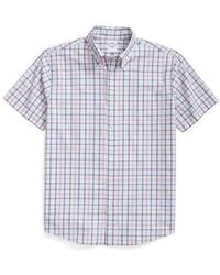 Brooks Brothers - Friday Regular Fit Plaid Short Sleeve Cotton Poplin Button-Down Shirt - Lyst