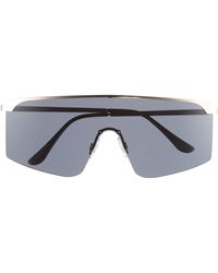 BP. - 59mm Flat Top Rimless Shield Sunglasses - Lyst