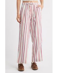Damson Madder - George Stripe Organic Cotton Drawstring Pants - Lyst
