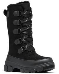 Sorel - Faux Fur-Lined Tall Waterproof Boots - Lyst