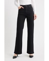 FRAME - The Arrow High Waist Relaxed Bootcut Jeans - Lyst