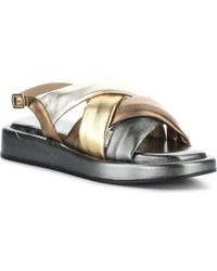 Bos. & Co. - Brixin Slingback Platform Wedge Sandal - Lyst