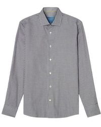 Robert Talbott - Reynolds Ultra Light Weight Brushed Check Shirt - Lyst
