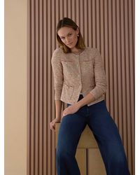 Misook - Heritage Ribbon Tweed Knit Jacket - Lyst