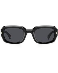 Polaroid - 51Mm Polarized Rectangular Sunglasses - Lyst