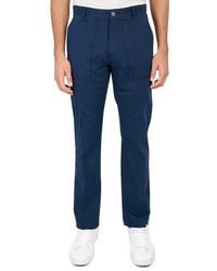 Brooklyn Brigade - Slim Fit Solid Cotton Stretch Utility Pants - Lyst