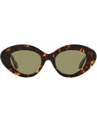 Armani Exchange - 50mm Gradient Small Cat Eye Sunglasses - Lyst