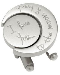 Cufflinks Inc. - Love You To The Moon & Back Cuff Links - Lyst