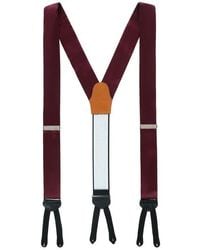 Trafalgar - Sutton Solid Silk Suspenders - Lyst