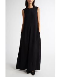 TOTEME - Woven Stripe Sleeveless A-Line Dress - Lyst