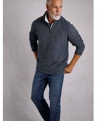 Weird Fish - Newark 1/4 Zip Grid Fleece - Lyst