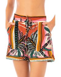 Maaji - Eclectic Palms Frankie Cover-up Shorts - Lyst