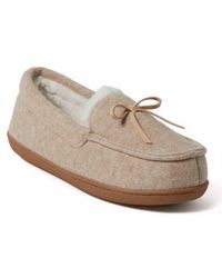 Dearfoams - Hayes Soft Knit Moccasin Slipper - Lyst