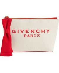 Givenchy - Small Logo Canvas Wristlet Pouch - Lyst