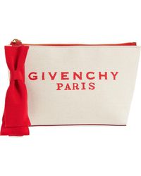Givenchy - Small Logo Canvas Wristlet Pouch - Lyst