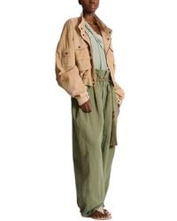 Balmain - Suede Bomber Jacket - Lyst