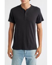 Rag & Bone - Classic Flame Short Sleeve Henley - Lyst