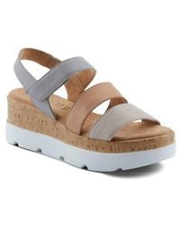 Spring Step - Acey Wedge Platform Sandal - Lyst