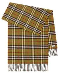 Burberry - Check British Wool Scarf - Lyst