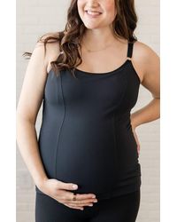 Davin & Adley - Busty Size Amelia Maternity, Nursing And Pumping Tank Top - Lyst