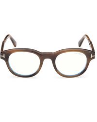 Tom Ford - 47Mm Round Optical Glasses - Lyst