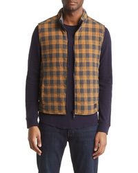 Stone Rose - Plaid Quilted Vest - Lyst