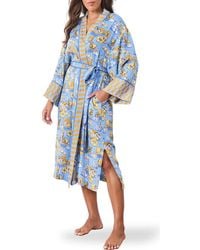 Printfresh - Satin Robe - Lyst