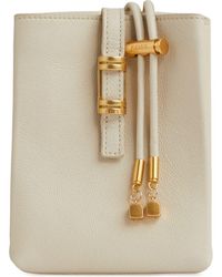 Reiss - Vienna Leather Crossbody Phone Bag - Lyst