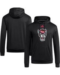 adidas - Nc State Wolfpack Locker Logo Fleece Pullover Hoodie - Lyst