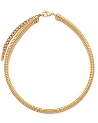 petit moments - Slinky Chain Choker Necklace - Lyst