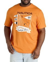 Nautica - Big & Tall Sailing Graphic Tee - Lyst